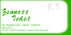 zsanett tehel business card